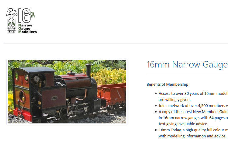 Screenshot of the 16mm Store Page